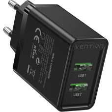 Wall Charger Vention FBAB0-EU 18 W Black