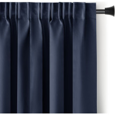 BLACKOUT kardin indigo värvi klassikalises stiilis pimendusteip 140x270