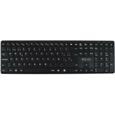 Blueutooth klaviatūra V7 KW550ESBT Spāņu Qwerty Spāņu Melns