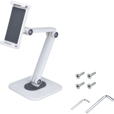 Tablet Mount Startech ADJ-TABLET-STAND-W White