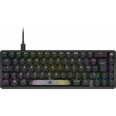 Klaviatūra Corsair K65 PRO MINI Melns Francūzis AZERTY