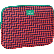 Laptop Cover Nait Nait Pata de gallo coral Coral 34 x 25 x 2 cm