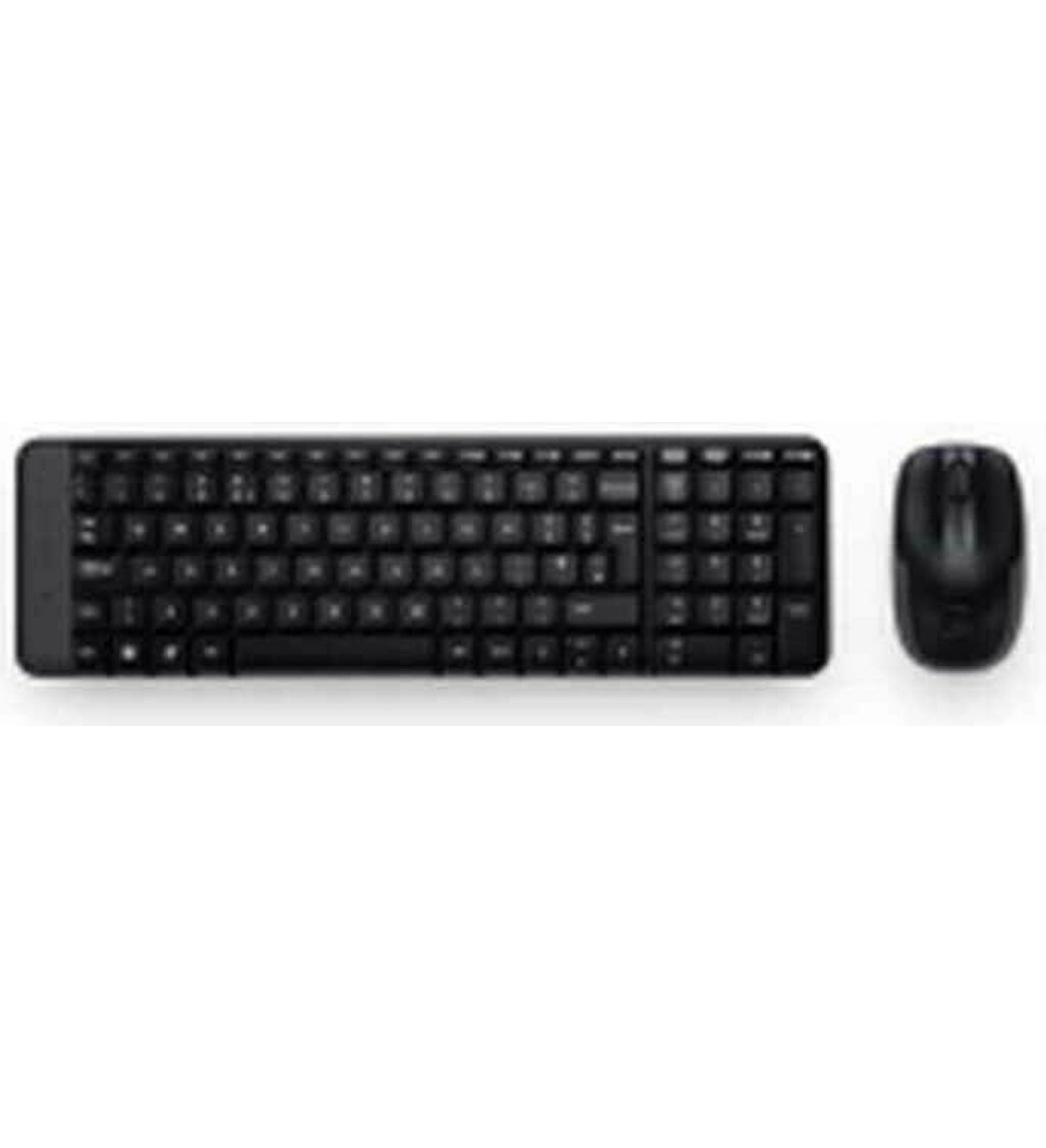 Klaviatūra un Bezvadu Pele Logitech 920-003159 Melns Spāņu Qwerty