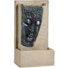 Fountain Buddha Brown Grey Resin (16 x 48 x 26,5 cm)