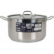 Casserole with Lid Quttin Hotel Steel ø 30 x 17 cm (2 Units)