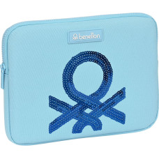 Laptop Cover Benetton Sequins Light Blue (31 x 23 x 2 cm)