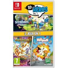 Videospēle priekš Switch Microids 3 in 1: Marsupilami + Les Sisters + The Smurfs: Village Party (FR)