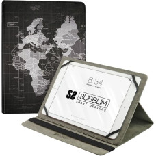 Tablet cover Subblim TRENDY CASE WORLD MAP 10.1