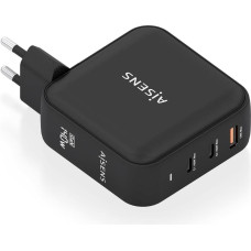 Wall Charger Aisens ASCH-140W3P031-BK 140 W Black (1 Unit)