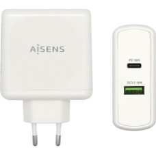 USB Wall Charger Aisens ASCH-2PD30QC-W White 48 W USB-C (1 Unit)