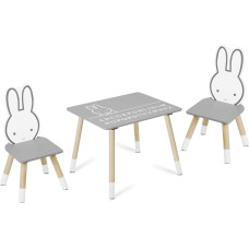 Ricokids Bērnu galds ar diviem krēsliem RC-847 Bunny