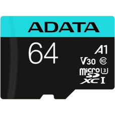 Micro SD Card Adata AUSDX64GUI3V30SA2 64 GB