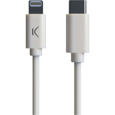 USB-C to Lightning Cable KSIX MFI (1 m) White