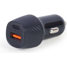 Car Charger GEMBIRD TA-U2QC3-CAR-02 Black