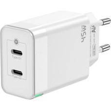 Wall Charger Aisens ASCH-45W2P005-W White 45 W (1 Unit)