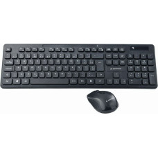 Keyboard and Mouse GEMBIRD KBS-WCH-03 Qwerty UK Black Monochrome QWERTY Qwerty US