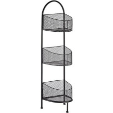 Shelves Black Metal (21,2 x 97 x 28,5 cm)