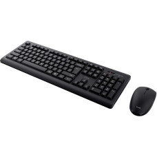 Keyboard and Wireless Mouse Trust Primo  Black Monochrome English EEUU Qwerty US