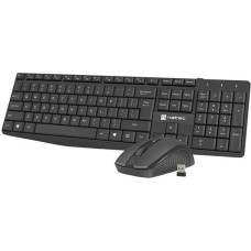 Keyboard and Mouse Natec NZB-1989 Black QWERTY Qwerty US