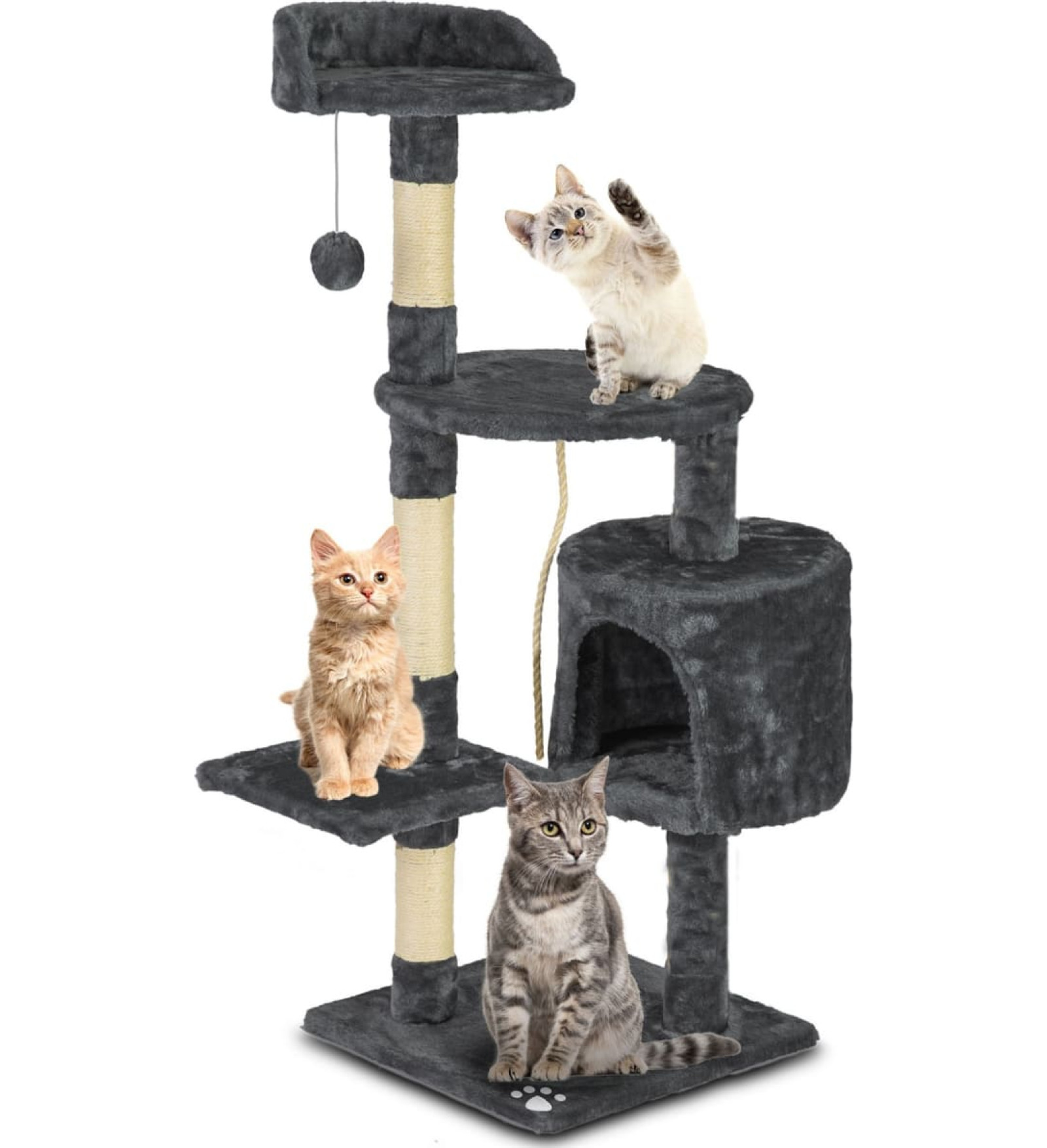 Pethaus Cat scratcher 111 cm DR-266 pelēks